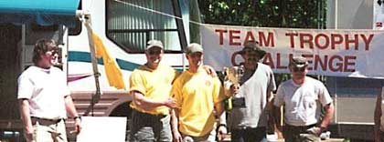 Winners with Challenge coordinator photo