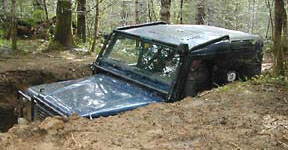 Landrover in Gulch